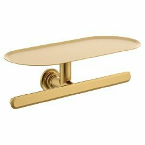 Moen Greenfield Double Paper Holder in Brushed Gold YB1788BG